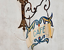 Shops cafes Montmartre Paris, France