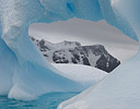 Blue arched Iceberg Antarctica