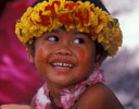 Young Native Boy in Tropical Micronesia
