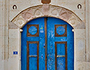 Colorful Doorways in Greek Villiage Cappadocia, Turkey